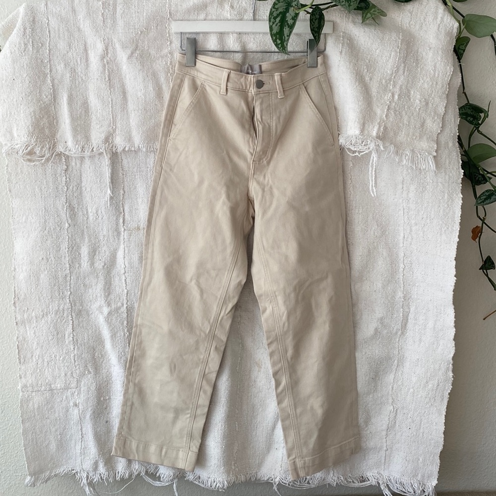 Everlane straight leg crop jeans